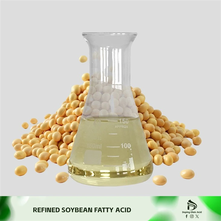 Manufacture Supplier Low Price Cheap Distilled Hydrolyzation Soyabean Oelic Fatty Acid